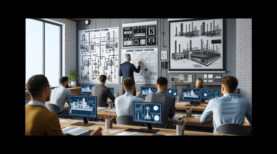 Létesítmény energetikus képzés a MODELLO Intézetben — épületenergetikai rendszerek gyakorlati oktatáson